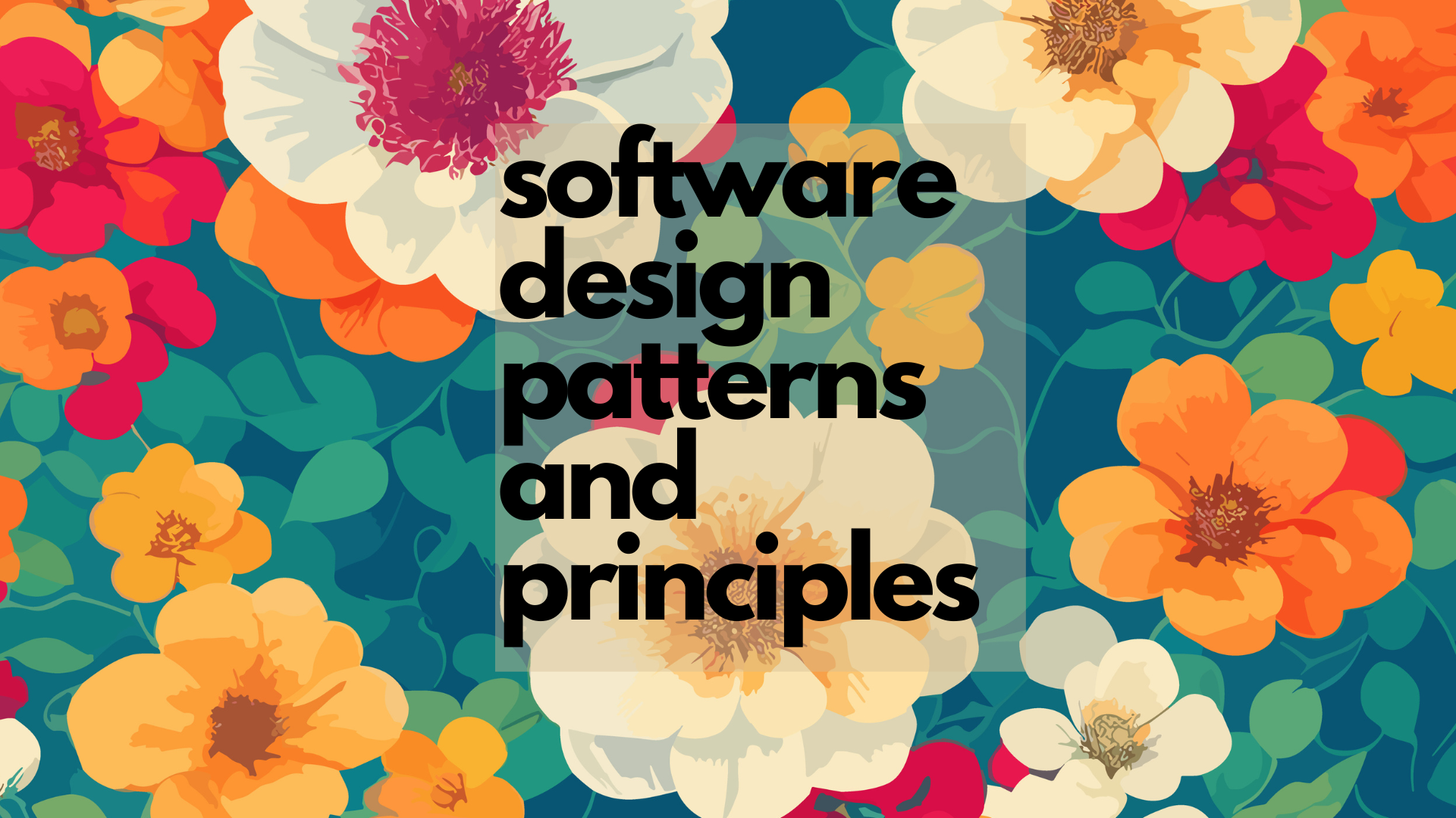 Software Design Patterns and Principles